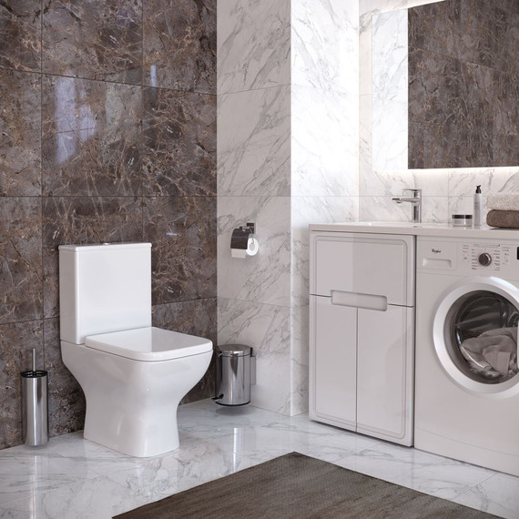 Унитаз-компакт безободковый Taliente Elegante EL35055 с крышкой микролифт - фото 5