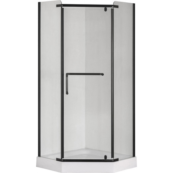 Душевое ограждение Taliente 80x80 см TA-08083-1CB, чёрный/прозрачное - фото 2