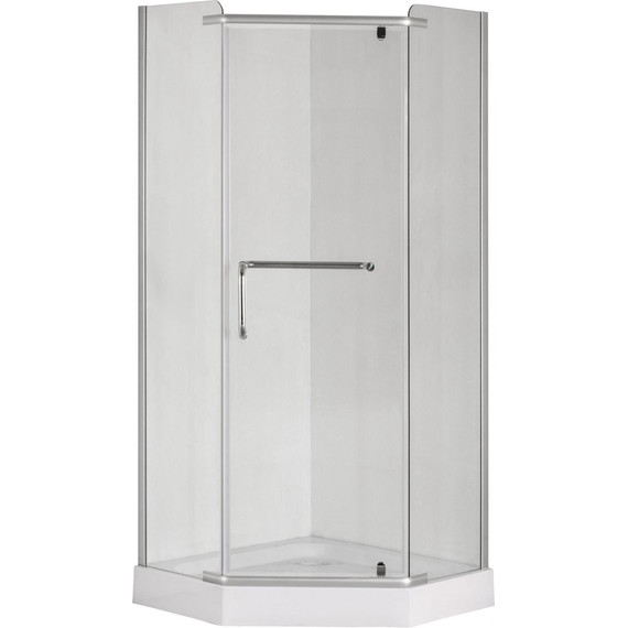 Душевое ограждение Taliente 80x80 см TA-08083-1CP, хром/прозрачное - фото 2