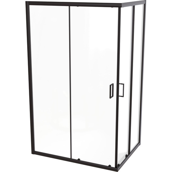 Душевое ограждение Taliente 120x90 см TA-09120-1CB, чёрный/прозрачное - фото 2