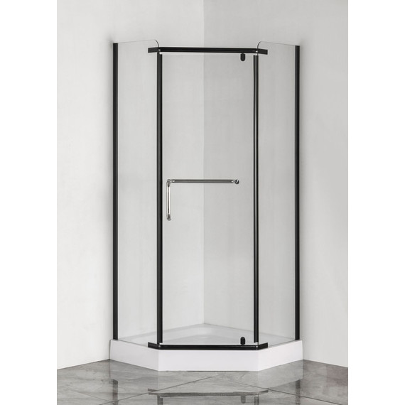 Душевое ограждение Taliente 100x100 см TA-10103-1CB, чёрный/прозрачное - фото 3