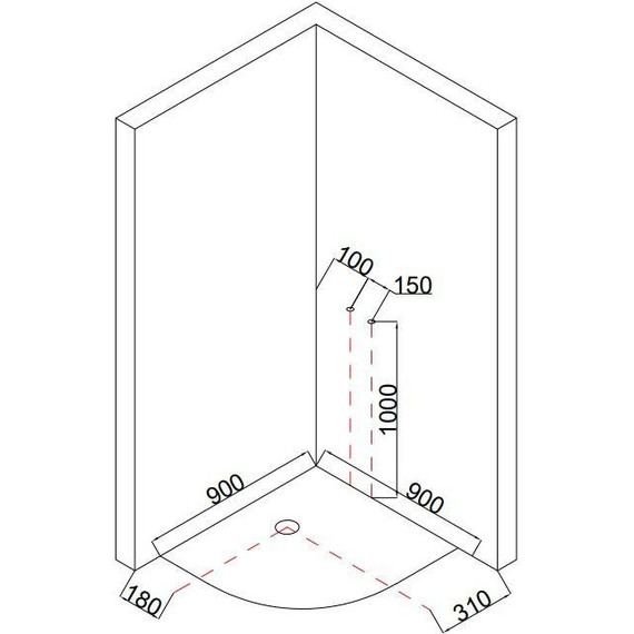 Душевая кабина Taliente 90x90 см TA-99CB, чёрный/прозрачное - фото, картинка 17 Душевая кабина Taliente 90x90 см TA-99CB, чёрный/прозрачное - фото 17