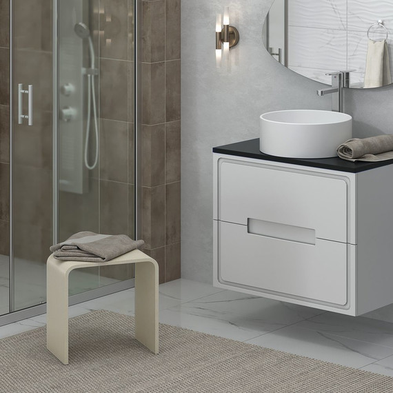 Стул для душевых кабин Taliente Sgabello TA-STOOL41-beige, бежевый, Цвет производителя: бежевый - фото 2