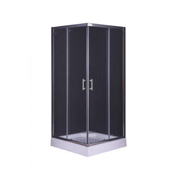 Душевое ограждение Taliente 80x80 см TA-08082-1CP, хром/прозрачное - фото 