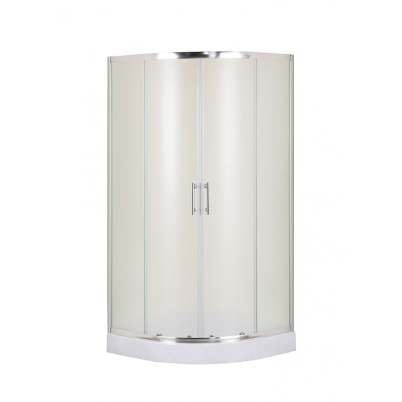 Душевое ограждение Taliente 90x90 см TA-09091-1MP, хром/рифленое - фото 