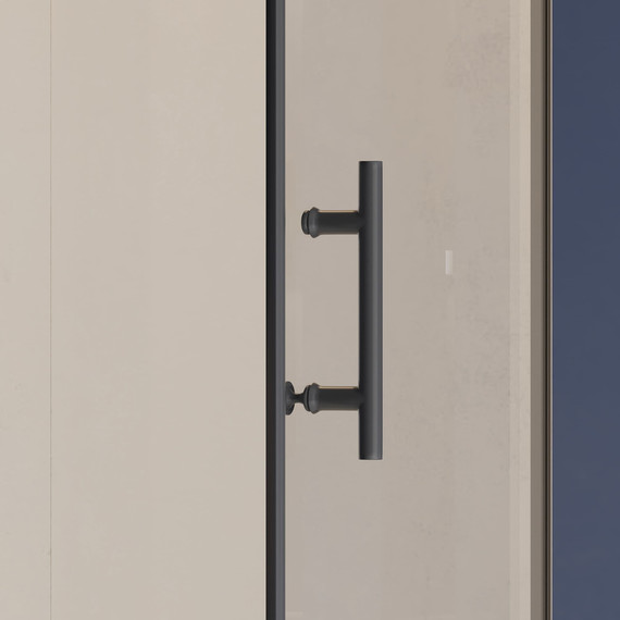 Душевая дверь RGW HO-012B 120 см 350601212-14 (стекло 8 мм), черный/прозрачное - фото 5