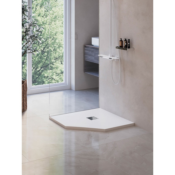 Каменный поддон RGW ST/T-0099W 90х90 см 16155099-01 - фото 3