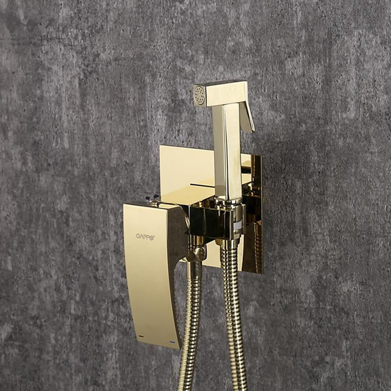 Набор для гигиенического душа Gappo G7207-3, золото - фото, картинка 15 Набор для гигиенического душа Gappo G7207-3, золото - фото 15