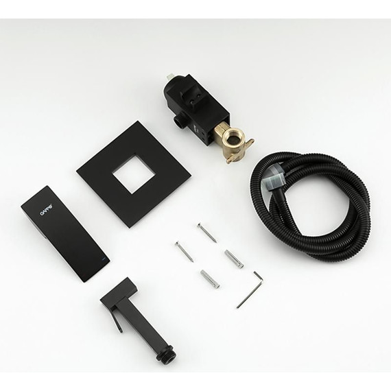 Набор для гигиенического душа Gappo G7207-6, черный - фото, картинка 6 Набор для гигиенического душа Gappo G7207-6, черный - фото 6