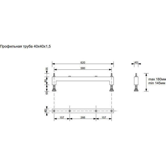 Ножки для ванны Taliente 70 см KARK-VE-70 - фото 6