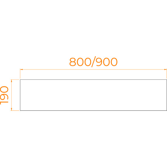 Панель боковая для душевого поддона RGW Acrylic LUX/TN 90 см 16230112-90 - фото 2