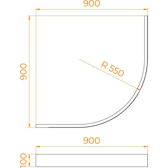 Панель для душевого поддона RGW GWS-31 90х90 см 03231499-31 - фото 2