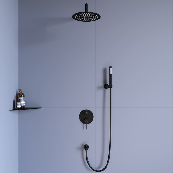 Душевая система для ванны RGW SP-52 B 21140852-04, черный - фото 2
