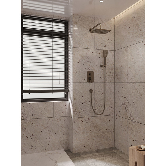 Душевая система для душа Veconi VE-510-GR-C4, графит, Цвет производителя: графит - фото 2