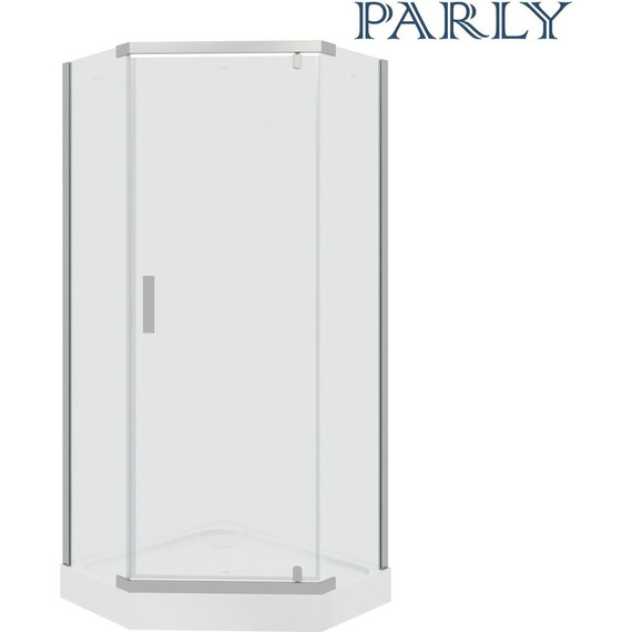 Душевое ограждение Parly 90х90 см ZPE911TE, хром/прозрачное - фото 4