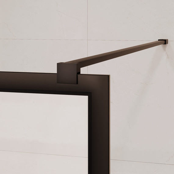 Душевая перегородка RGW WA-11B 120х200 см 32101112-84 с кронштейном в комплекте, черный/прозрачное - фото 7