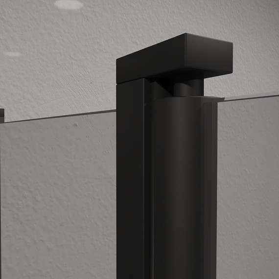 Шторка для ванны RGW SC-11B 100 см 03111110-14, чёрный/прозрачное - фото 6