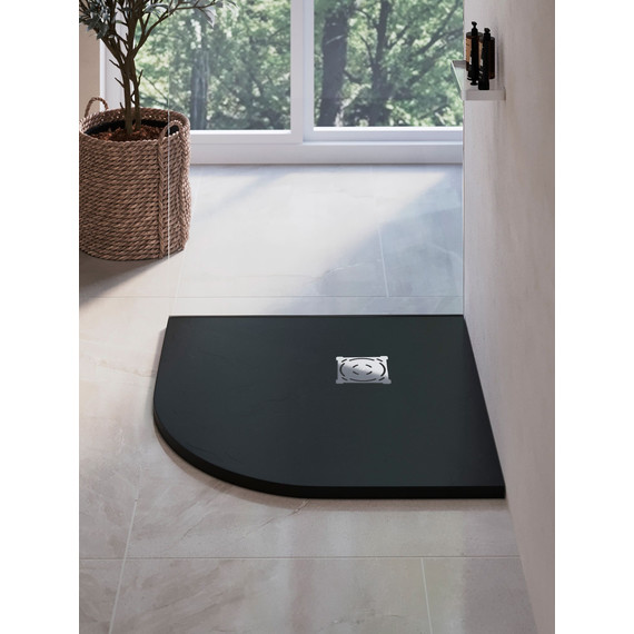 Каменный поддон RGW ST/R-0100G 100х100 см 16153100-02, графит - фото 9