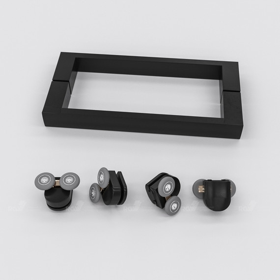 Душевая дверь RGW CL-14B 130 см 32091413-14, черный/прозрачное - фото 6