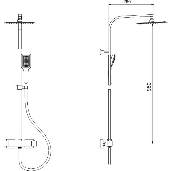 Душевая стойка RGW SP-22 21140122-01 - фото 7