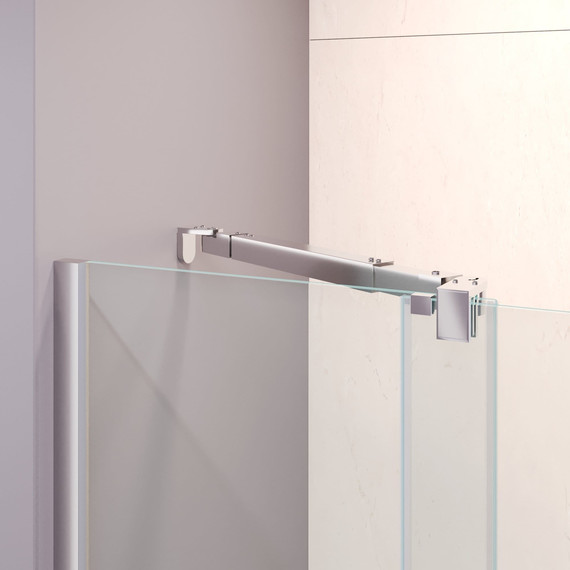 Шторка для ванны RGW SC-46 100 см 06114610-11 (стекло 8 мм), хром/прозрачное - фото 4