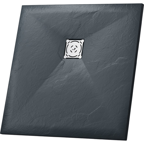 Каменный поддон RGW ST-0088G 80х80 см 16152088-02, графит - фото 10