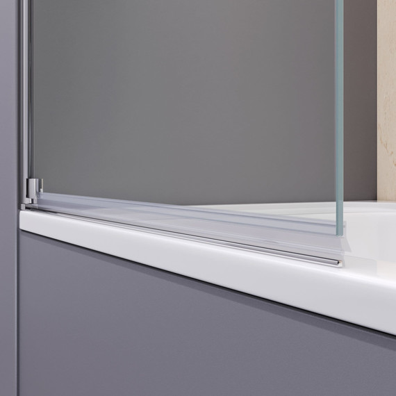 Шторка для ванны RGW SC-01 100 см 03110110-11 (стекло 8 мм), хром/прозрачное - фото, картинка 5 Шторка для ванны RGW SC-01 100 см 03110110-11 (стекло 8 мм), хром/прозрачное - фото 5