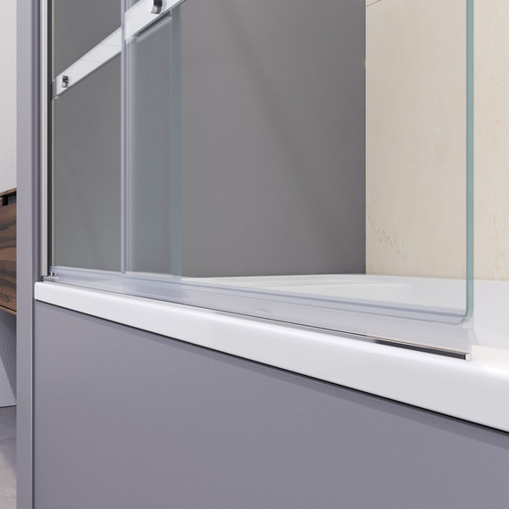 Шторка для ванны RGW SC-44 100 см 03114410-11, хром/прозрачное - фото 5