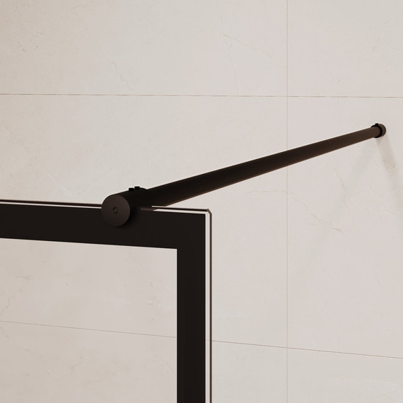 Душевая перегородка RGW WA-011B 90x195 см 35101190-84 (стекло 8 мм), черный/прозрачное - фото 7