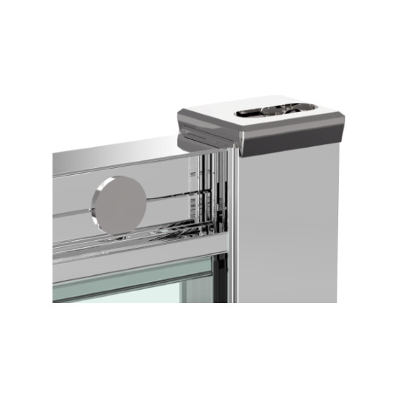 Душевое ограждение RGW CL-54 100х100 см 32095400-11, хром/прозрачное - фото 4