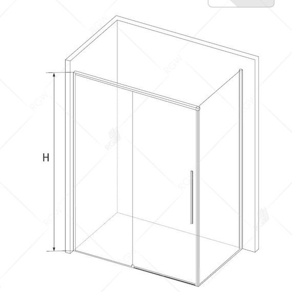 Душевое ограждение RGW SV-42 (SV-12 + Z-050-2) 120x90 см 32324292-011, хром/прозрачное - фото 3