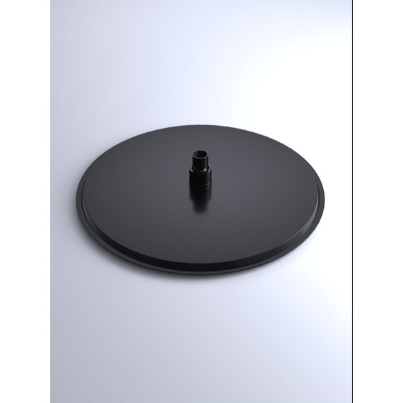 Верхний душ RGW SP-81B 21148130-04, нержавеющая сталь, 300х300 мм, черный - фото 3