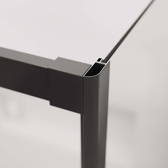 Душевое ограждение RGW LE-41B (LE-12B + Z-050-2B) 180x80 см 34124188-014, черный/прозрачное - фото 5