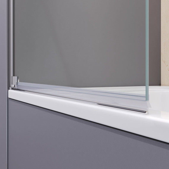 Шторка для ванны RGW SC-02 100 см 03110210-11 (стекло 8 мм), хром/прозрачное - фото 6