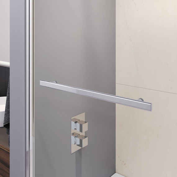 Шторка для ванны RGW SC-02 100 см 03110210-11 (стекло 8 мм), хром/прозрачное - фото 4