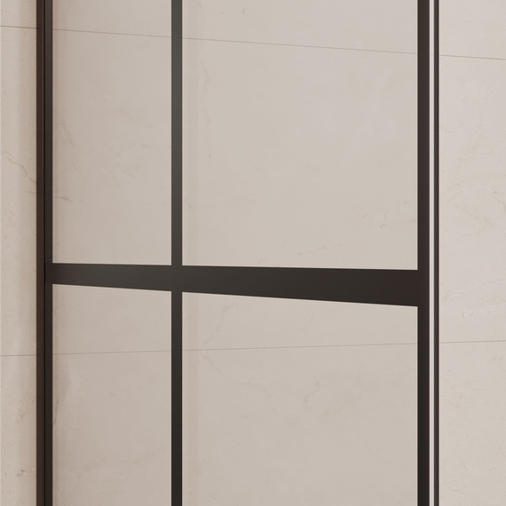 Душевая перегородка RGW WA-011B 90x195 см 35101190-84 (стекло 8 мм), черный/прозрачное - фото 6