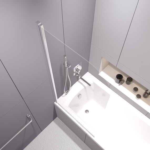 Шторка для ванны RGW SC-109 70 см 411110907-11, хром/прозрачное - фото 5