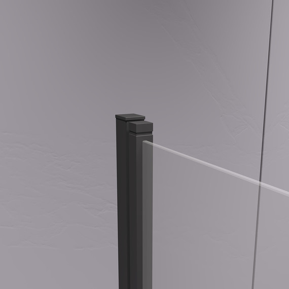 Шторка для ванны RGW SC-109 80 см 411110908-14, чёрный/прозрачное - фото 6