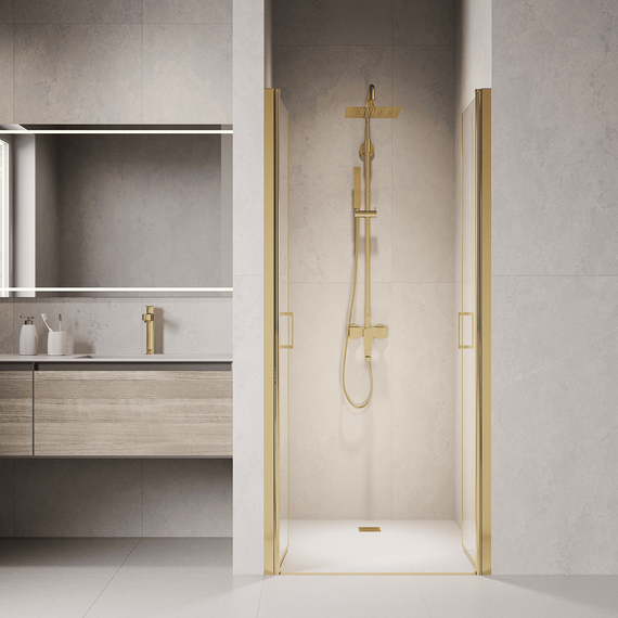 Душевая дверь RGW PA-104Gb 120 см 060810412-16, золото/прозрачное - фото 2