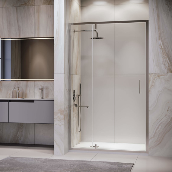 Душевая дверь RGW LE-103 100 см 711210310-11, хром/прозрачное - фото 2