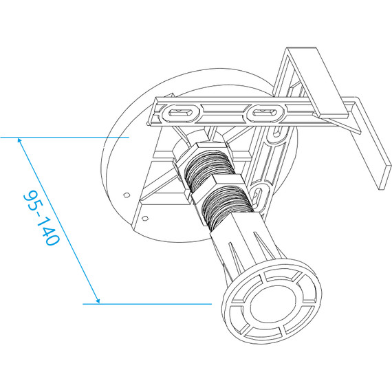 Крепеж к экрану RGW NG-01 (B) 03300100-04 - фото 3