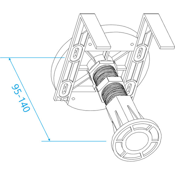 Ножки для душевого поддона RGW N-01 (10) 03230111-31 - фото 6