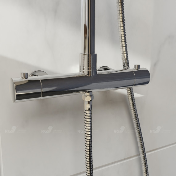 Душевая стойка с термостатом RGW SP-21 21140121-01 - фото 3