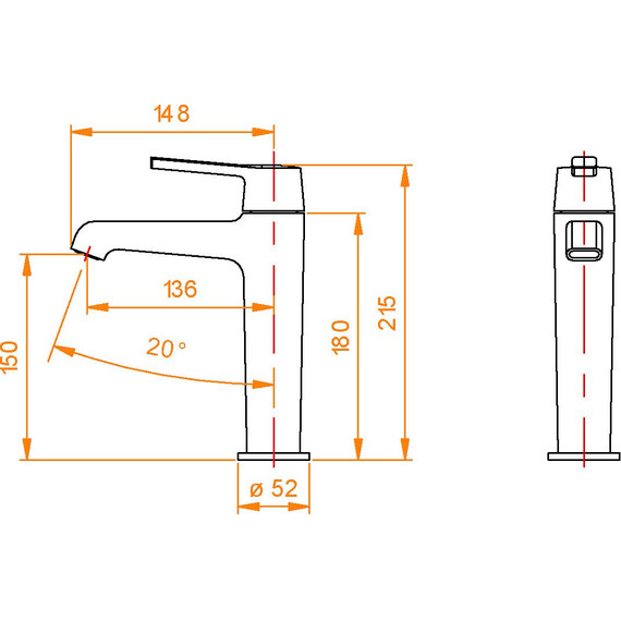 Смеситель для раковины RGW SP-301G 511405301-06, золото - фото 7