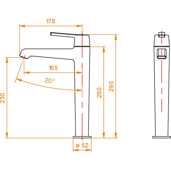 Смеситель для раковины высокий RGW SP-311 511405311-01 - фото 7