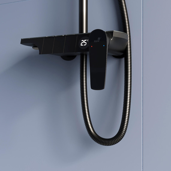 Душевая стойка RGW SP-33B 51140133-04, черный матовый - фото 5