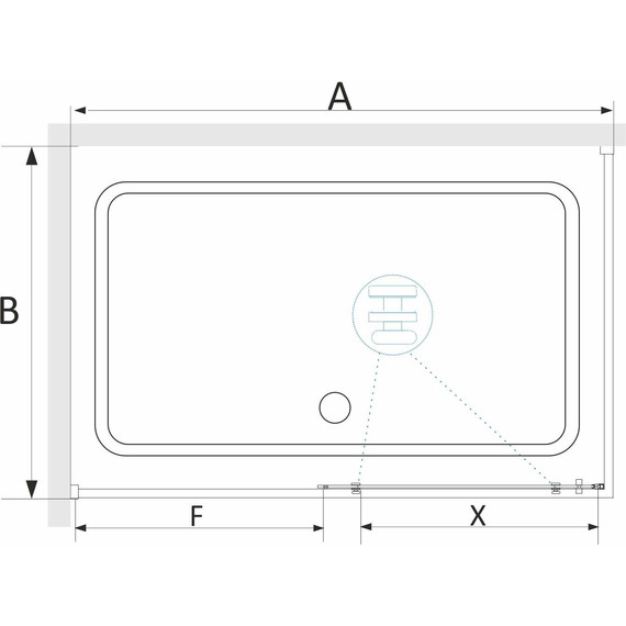 Душевое ограждение RGW SV-42-1B 120x100 см 323242120-014, чёрный/прозрачное - фото 4