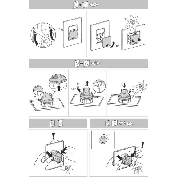 Кнопка смыва Grohe Skate Cosmopolitan 38732GN0, золото брашированное - фото 7