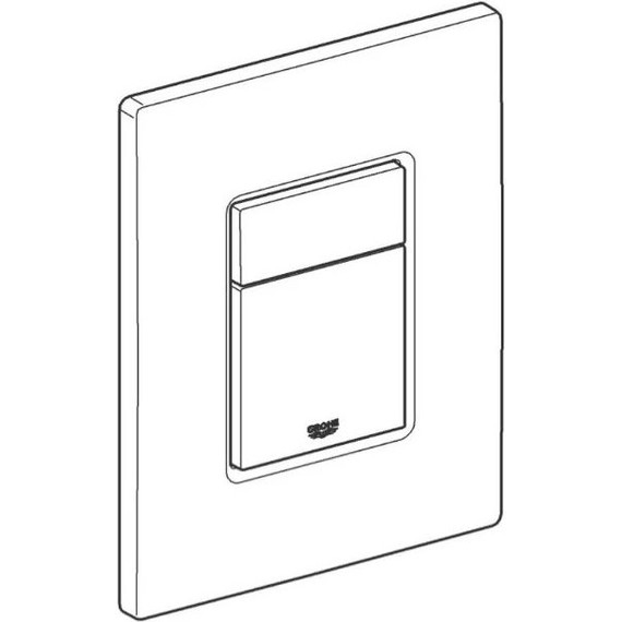 Кнопка смыва Grohe Skate Cosmopolitan 38732SHO, белая глянцевый - фото 6