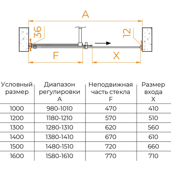 Душевая дверь RGW TO-18B 100 см 41071810-14, чёрный/прозрачное - фото 4